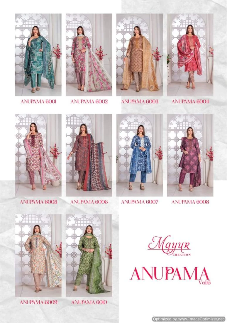 Mayur Anupama Vol-6 - Dress Material